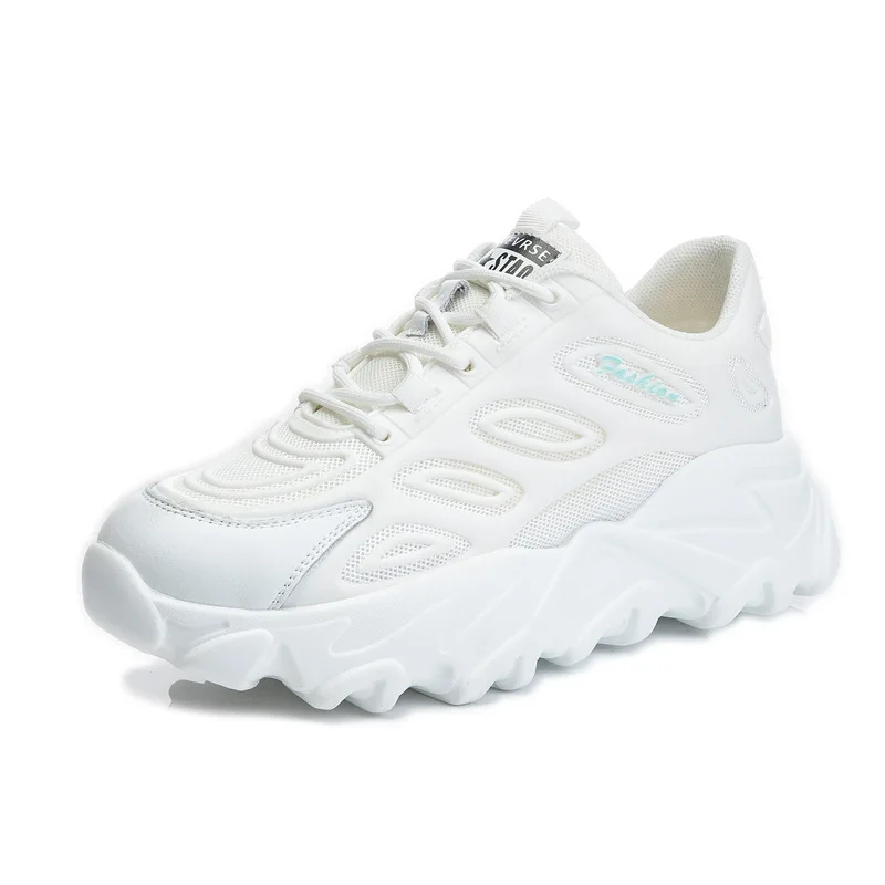 

2021 Leather New Autumn Casual Joker Shoes Women's Sports Flat White Shoes