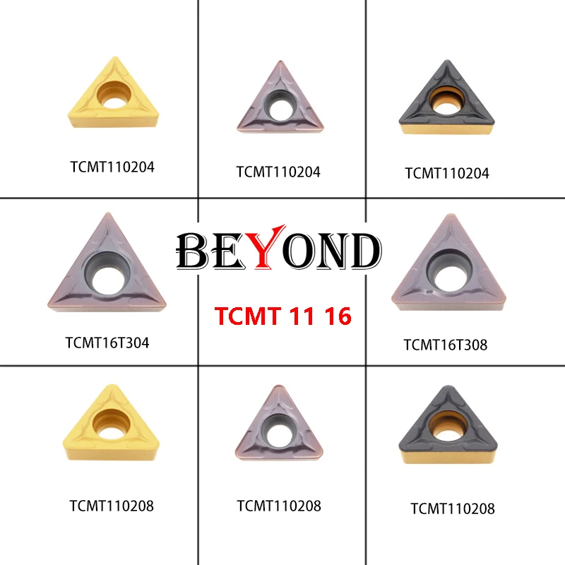 

BEYOND TCMT 110204 110208 16T304 16T308 Carbide Inserts TCMT110204 TCMT110208 TCMT16T304 TCMT16T308 CNC MA MS MT Turning Tools