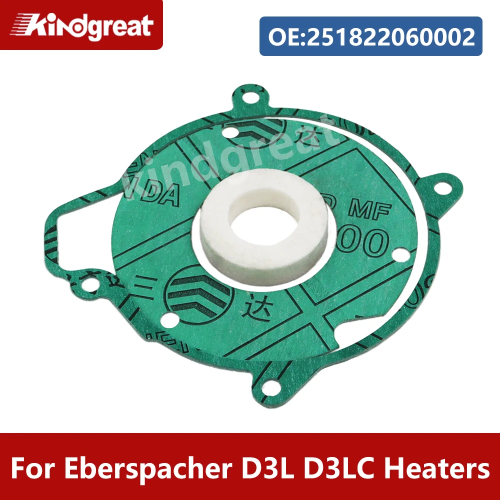

1 комплект для Eberspacher D3L D3LC, детали дизельного воздушного нагревателя, прокладки камеры сгорания горелки 251822060002 + прокладка двигателя