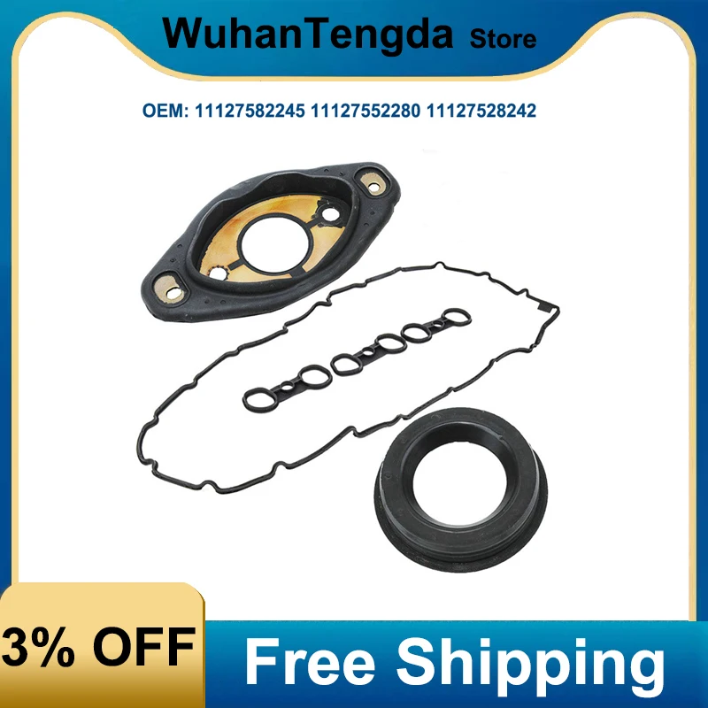 

11127582245 11127552280 11127528242 11127559699 High Quality Engine Valve Cover Gasket Set for BMW 1/3/5/7 Series X1/3/5 Z4 328i