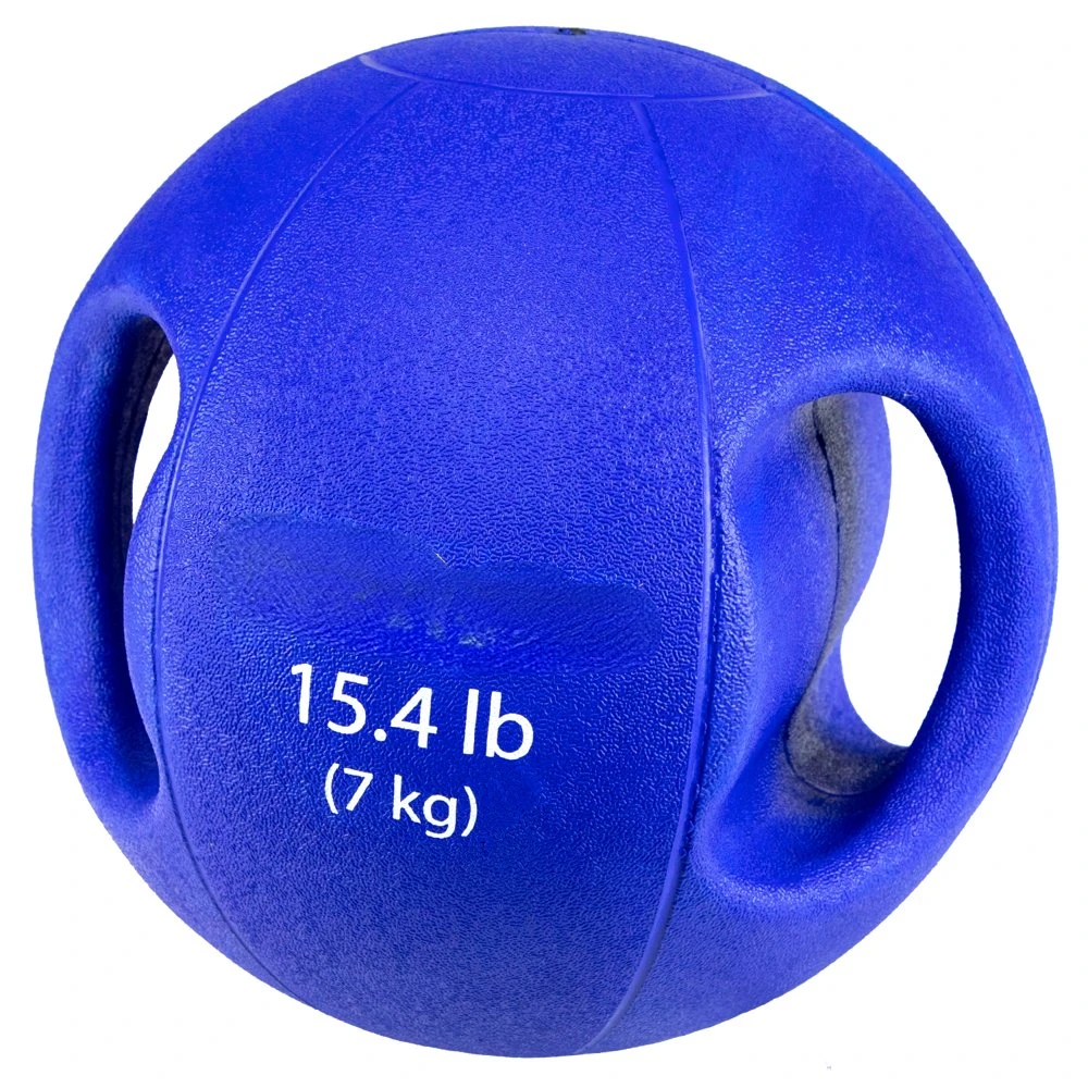 

Медицинский мяч с двумя ручками для силовых тренировок, тренировок с сердечником, бросков, кардио-игр и плиометрии с ручками для дома и клинни