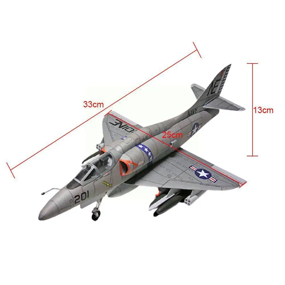 Американская модель летательного аппарата Skyhawk 1:33 Paper F0d8 | Игрушки и хобби
