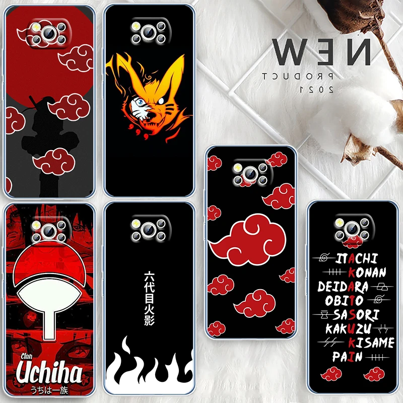

Comic Naruto Logo Art For Xiaomi Redmi Note 10S 9 Civi Poco X4 X3 NFC F3 GT M4 M3 M2 X2 F2 Pro C3 5G Transparent Phone Case