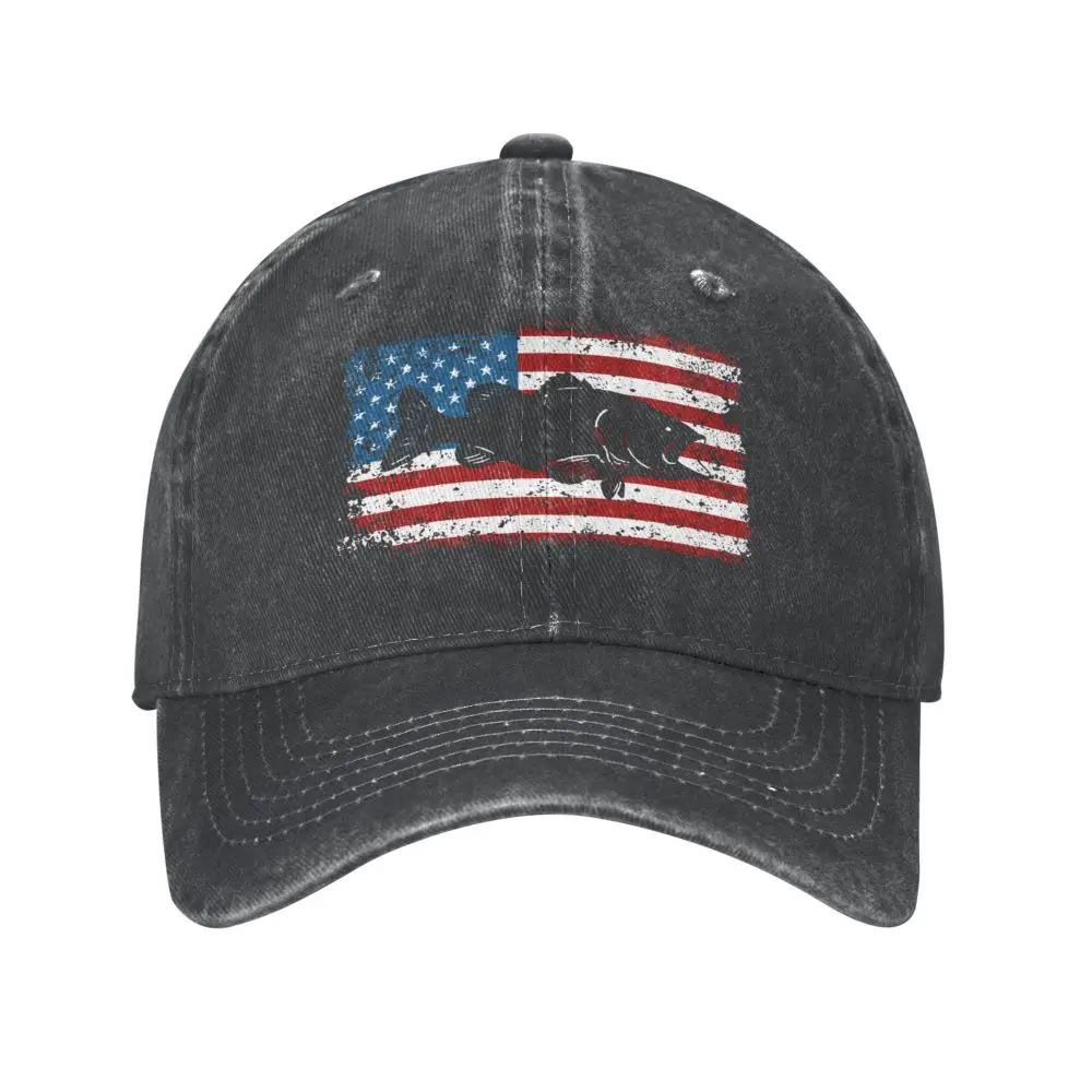 

Винтажная патриотическая рыболовная Кепка с американским флагом