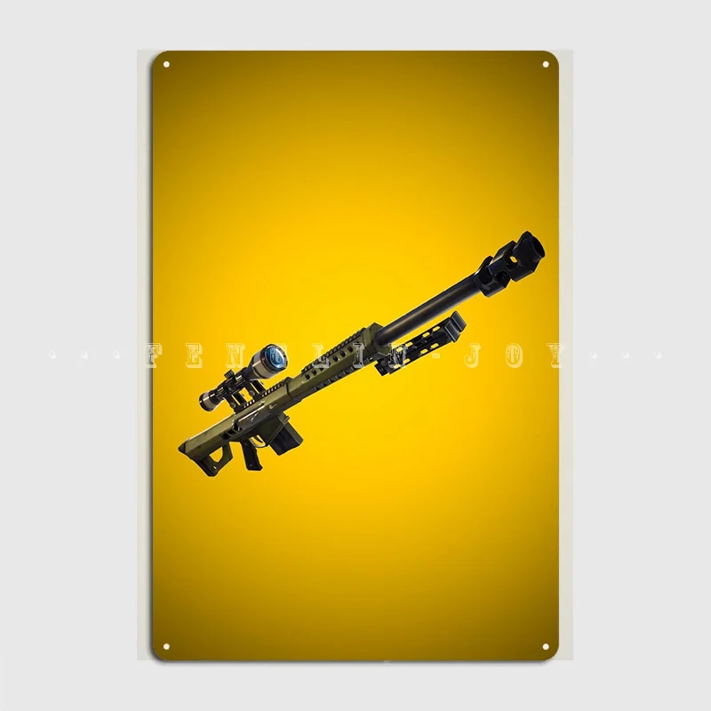 Тяжелая снайперская винтовка металлический знак паб клуб бар индивидуальный