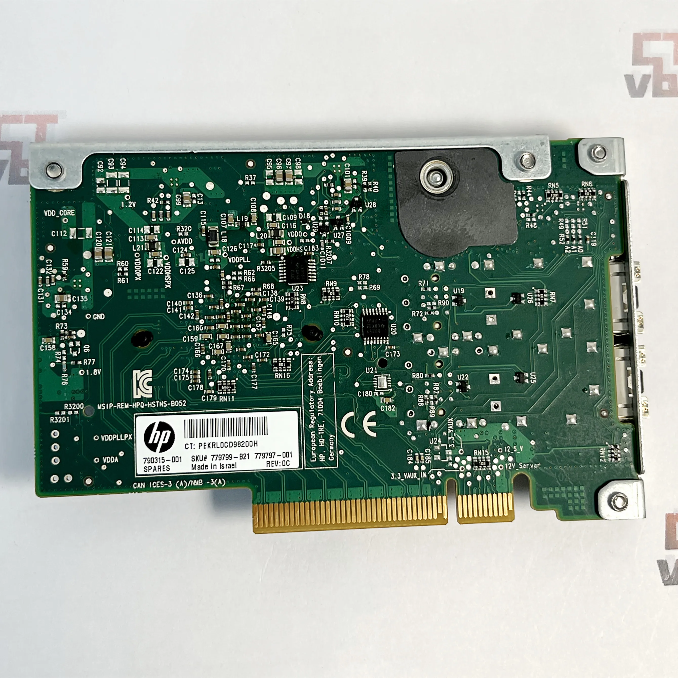 HP 790315-001 546FLR-SFP+ 10GbE 2-Port Ethernet Adapter 779797-001 / 779799-B21