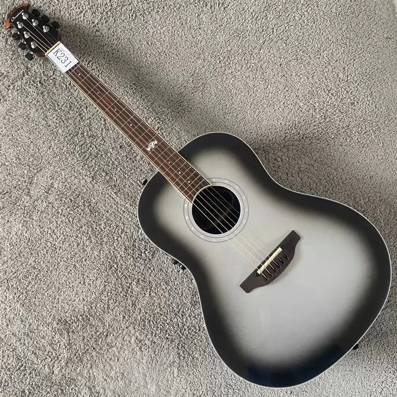 Фото Электроакустическая гитара Ovation Ultra 1516 41' с цельной верхней декой и активным звукоснимателем, 6 цветов на выбор, в наличии, сделано в Китае №4
