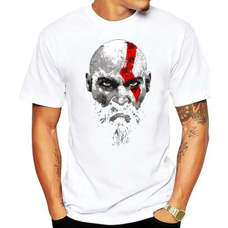 

Модная мужская футболка God of War Kratos