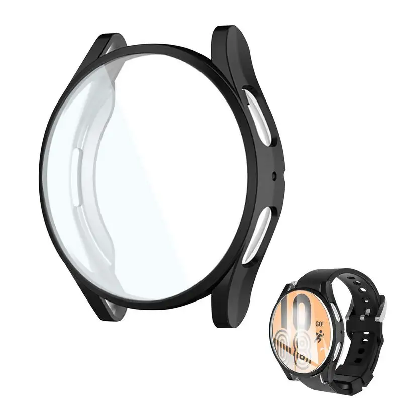 

Ультратонкий гальванический защитный чехол из ТПУ для часов, полная защита экрана для Samsung Galaxy Watch 5 40 мм