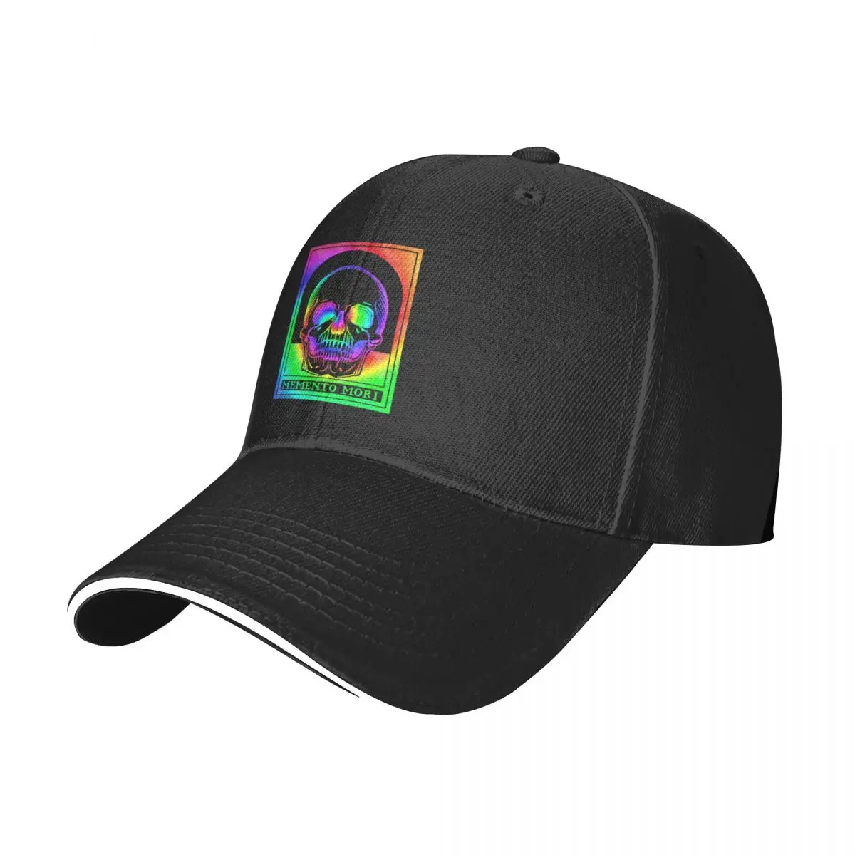 Фото Бейсболка Memento Mori Skull Witchy (Tie Dye) бейсболка черная Мужская кепка женские кепки №2