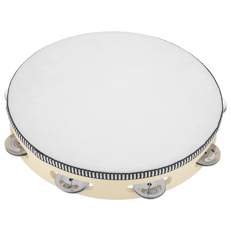 Бубен для взрослых 10-дюймовый ручной барабанный колокольчик березовые