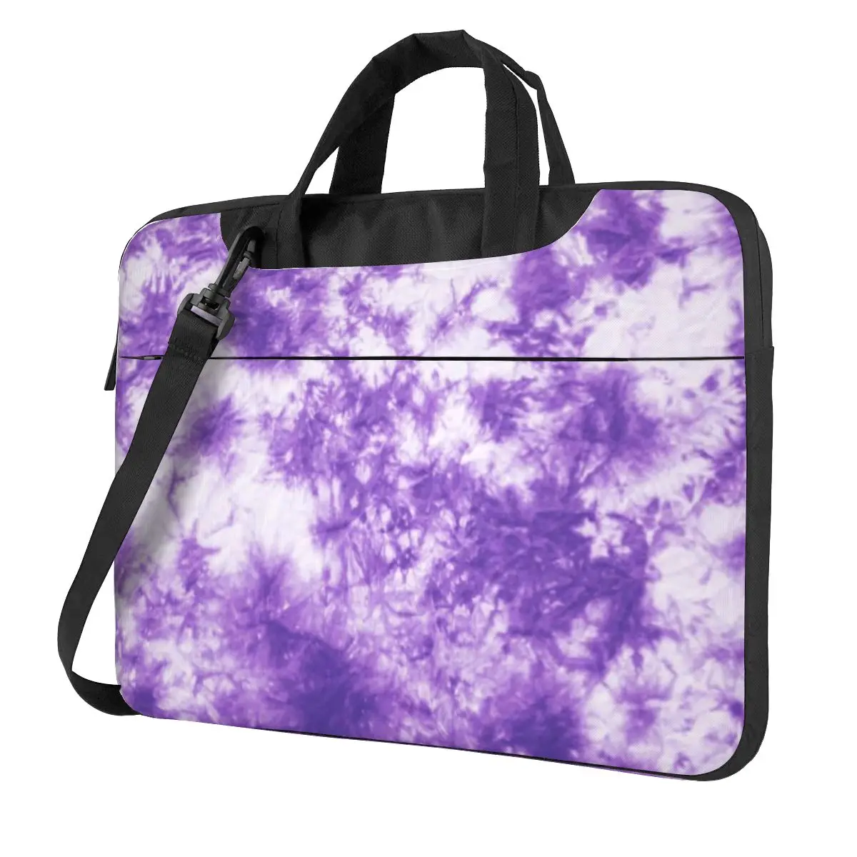 

Tie Dye Purple Laptop Case Upgraded Durable Shockproof Protective Cover Briefcase Carrying Bag