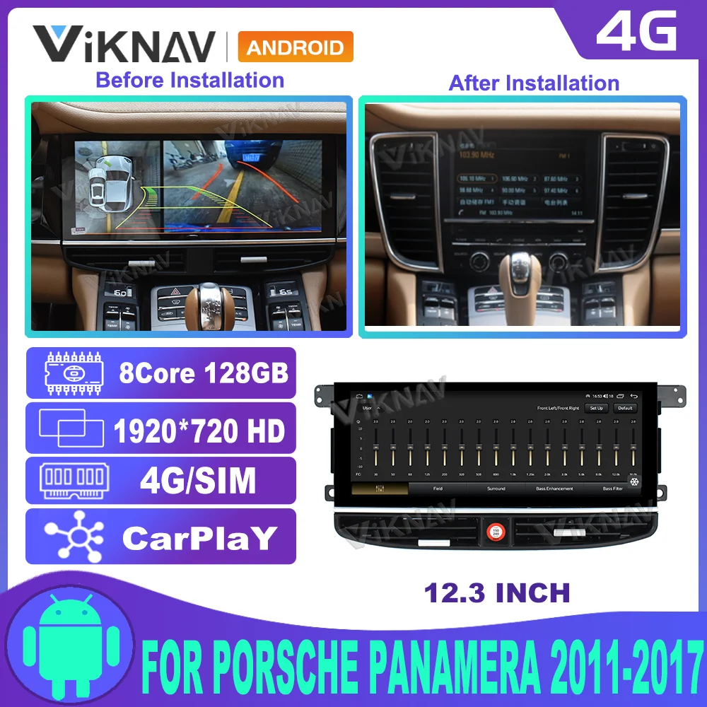 

Автомагнитола для PORSCHE CAYENNE 2011-2017, Android 12, мультимедийный проигрыватель для автомобиля, GPS-навигация, автостерео