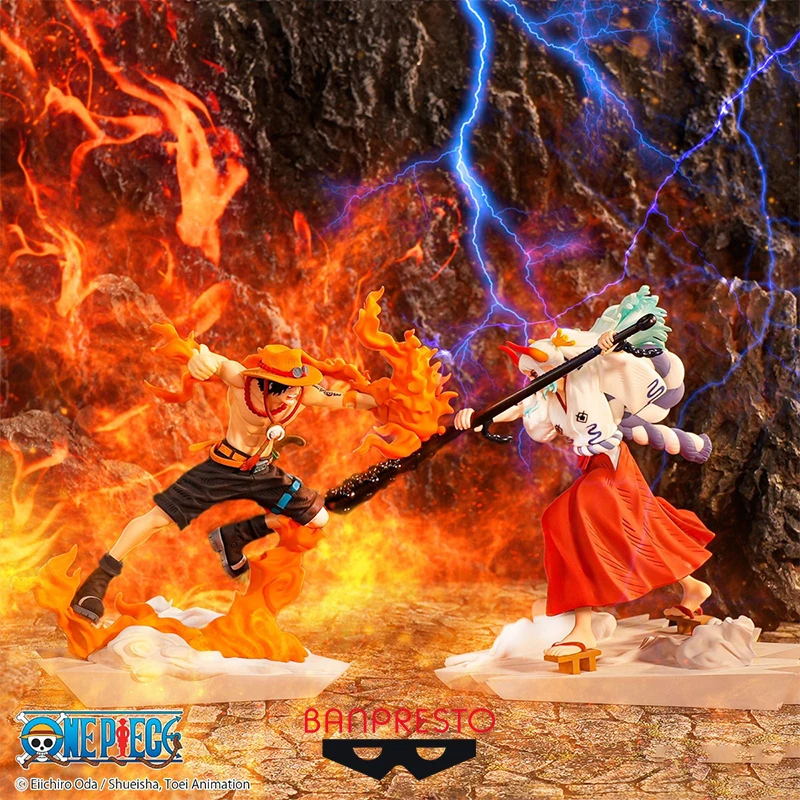 Оригинальная фигурка BANPRESTO, фигурка YAMATO Portgas D Ace ВАО, ПВХ фигурки героев аниме, игрушки-модели