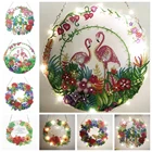 Набор для алмазной вышивки 5D сделай сам, Набор для вышивки крестиком в форме гирлянды, ручное искусство, домашнее украшение для стен, подарок