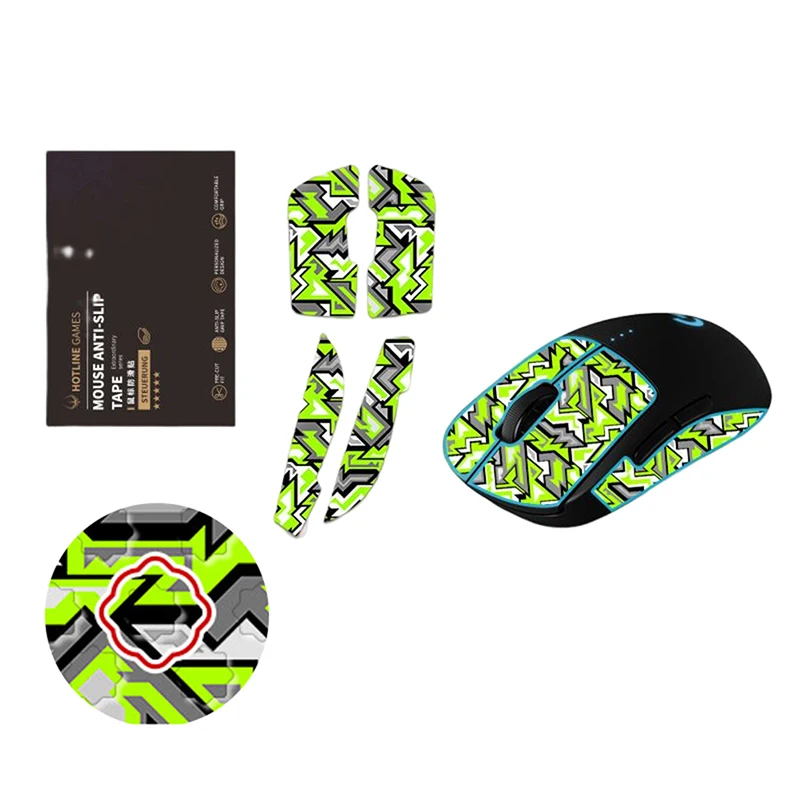 

Colorful Mouse Anti-slip Grip Tape for Logitech G PRO Wireless Gaming Mouse, Pre Cut, Easy to Apply Without Mouse