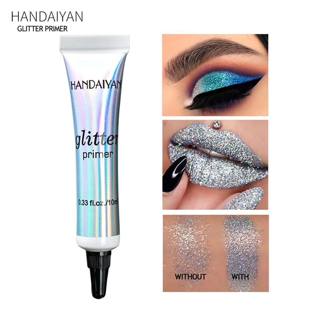 

Eyeshadow Primer Sequined Cosmetic Eye Lips Makeup Long Lasting Glitter Gel Eyes Make Up Cream Multifunction Glue