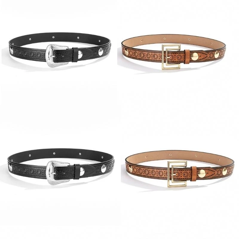 Фото Стильный тисненный фестиваль PU Festival Festival Belt Universe Duprability Tastband, подходящий для различных случаев Y166 №1