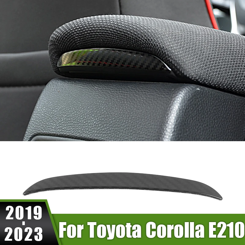 

For Toyota Corolla E210 2019 2020 2021 2022 2023 Hybrid Car Rear Console Armrest Garnish Sticker Trim Strips Cover Accessories