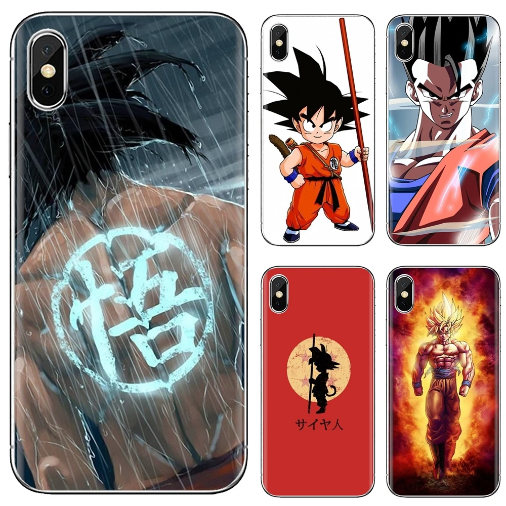 

For iPhone 10 11 12 13 Mini Pro 4S 5S SE 5C 6 6S 7 8 X XR XS Plus Max 2020 Phone Cases Covers Vegeta Dragon Ball Z Son Gohan