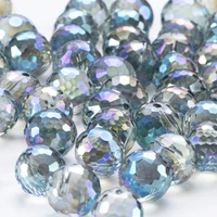 8 10mm round glass beads austria crystal side hole 128 faceted ball bead for diy necklace jewelry hand making crafts accessories