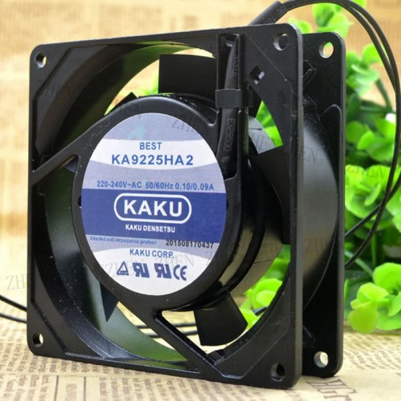 Фото Y 1 шт. новый для KAKU KA9225HA2 AC 220 В 0,10/0,09 А 2-проводной охлаждающий вентилятор #   QW. №2
