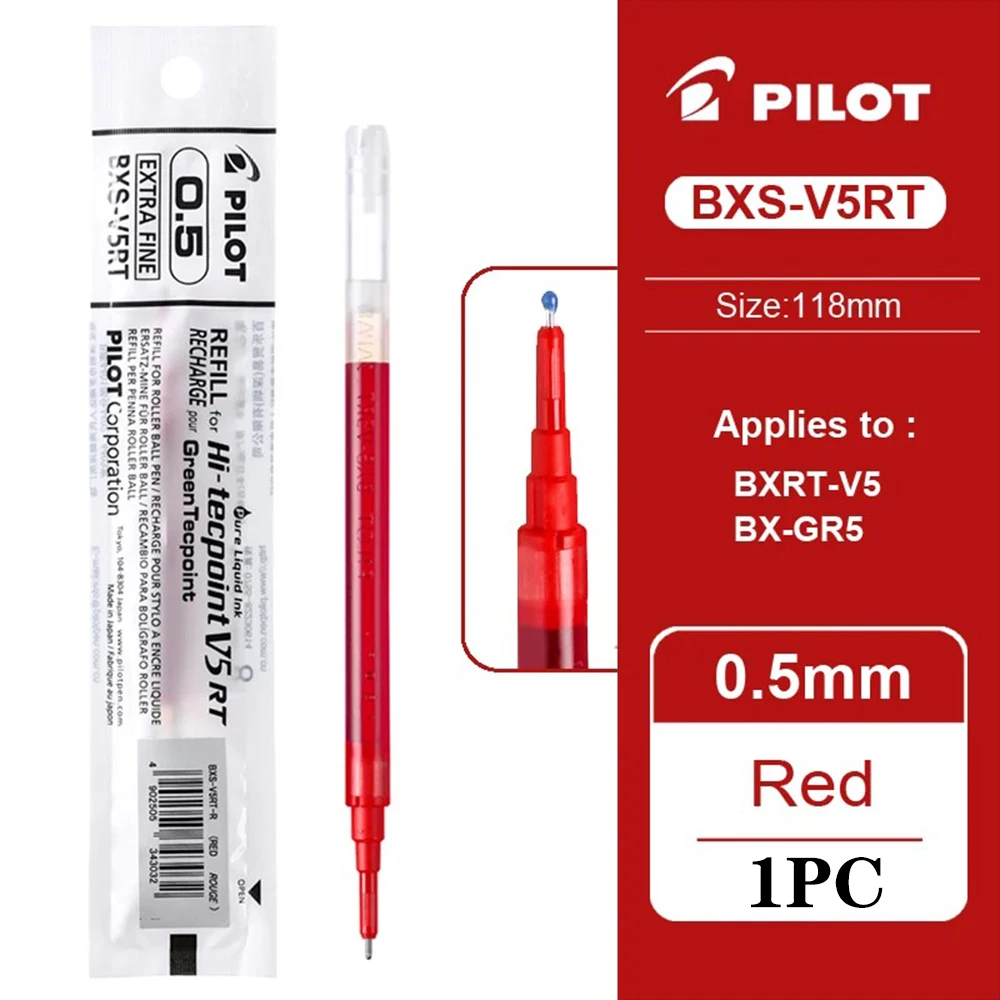 

1 шт., японская цветная гелевая ручка PILOT BXRT-V5, 0,5 мм, чернила большой емкости для школы, дешевые канцелярские принадлежности Kawaii, офисные аксессуары