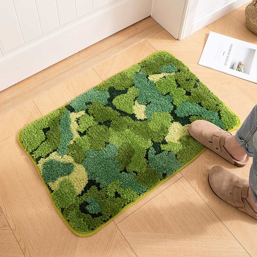 

Коврик для ванной комнаты из полиэстера 3D-мох