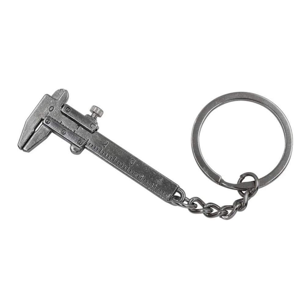 

Caliper Tool Alloy Vernier Caliper Key Chain Caliper Measurement Measuring Tool Portable Model Keychain Creative Gift