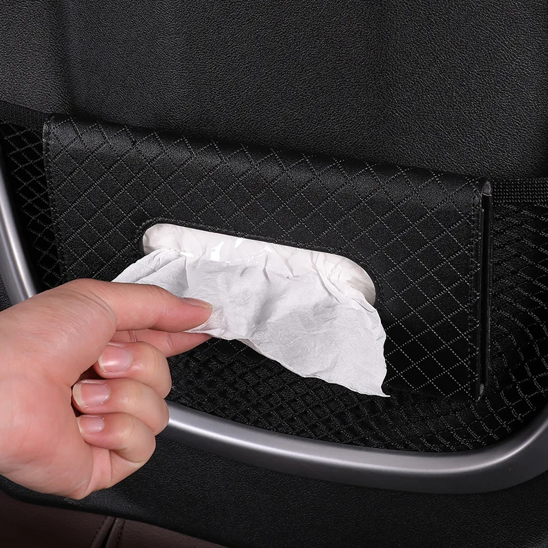 

Car Napkin Holder Hanging Tissue Box Auto Sunshade Storage Boxes Microfiber Leather Sun Visor Tissue Paper Holders