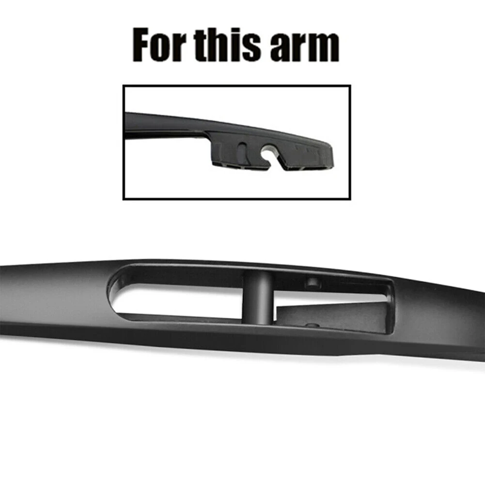 

1pcs Brand New Car Wiper Blade Car Accessories 10Inch Aerodynamic Design Black Car Rain Brush For Mazda CX-3 Rear