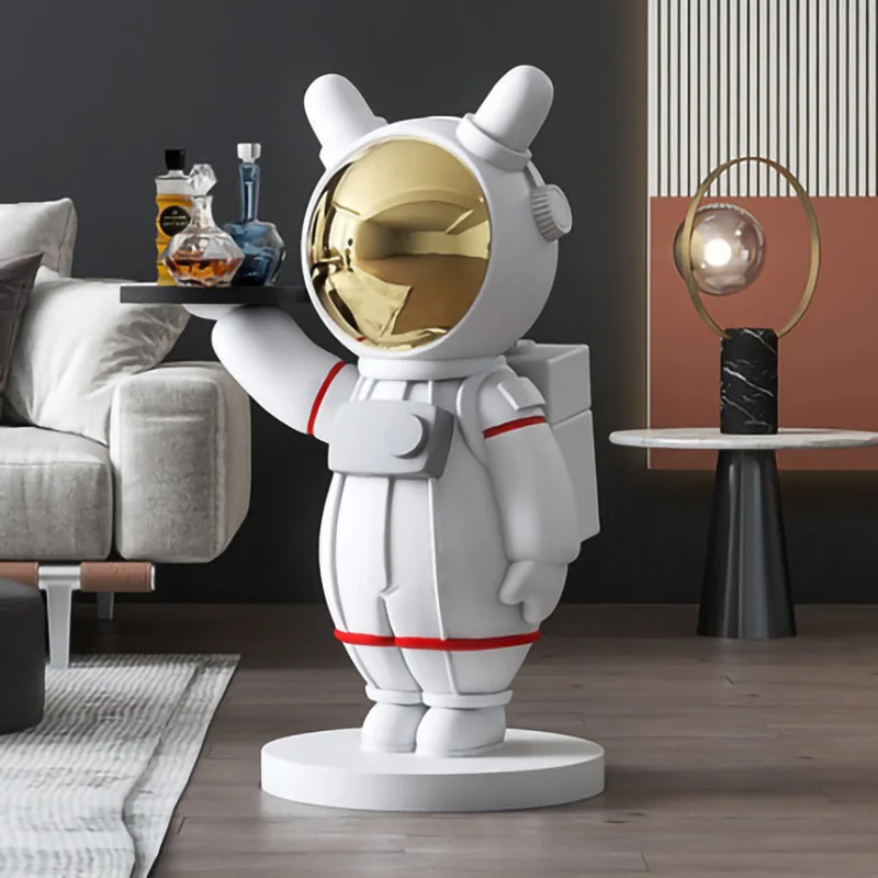 

Скандинавский Декор для дома, статуя астронавта, поднос для хранения, полимерная скульптура, современная модная комнатная декорация, аксессуары, креативные подарки
