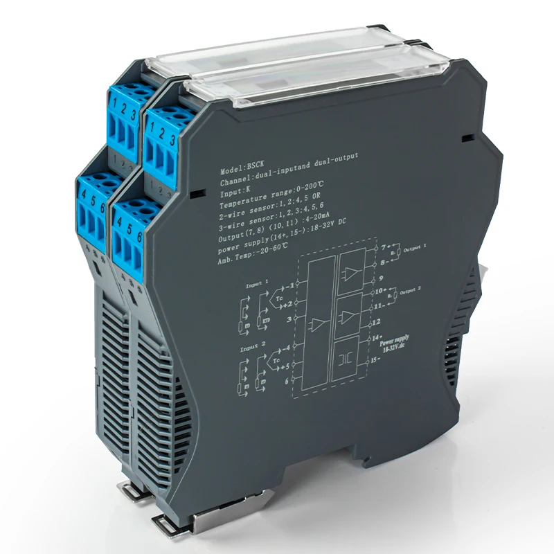 Датчик температуры типа K 4-20 мА 0-10 В 0-5 1 в выход 0-1300 ℃ Преобразователь сигнала