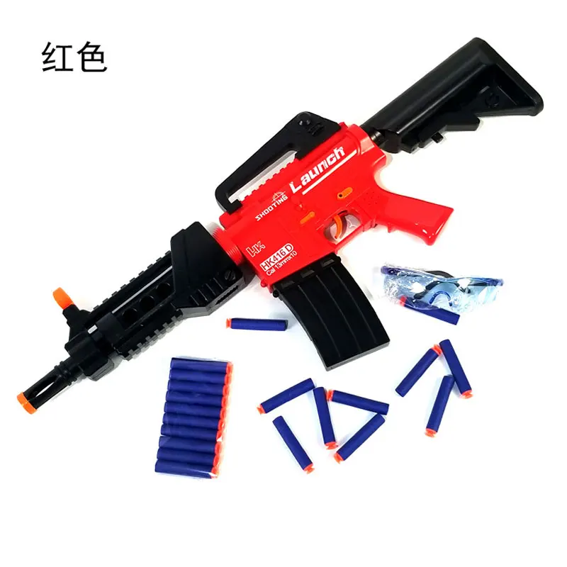 Электрическая игрушечная пуля M416 модель пускового устройства для стрельбы
