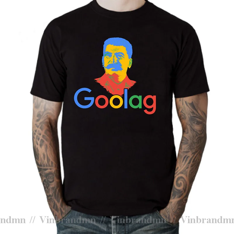 Humor Men's T Shirt Funny Goolag USSR Stalin Artsy Awesome Artwork Printing Tshirt For Male Graphic Tops &amp Tees O-Neck Camiseta