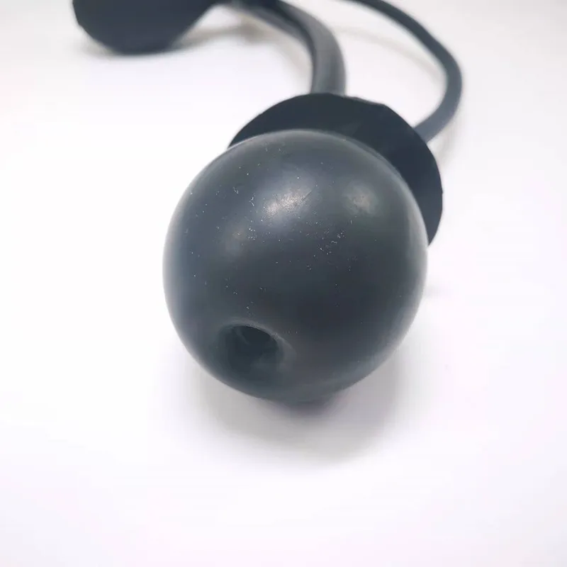 БДСМ латексная надувная вставка кляп для рта + Оросительная труба бондаж