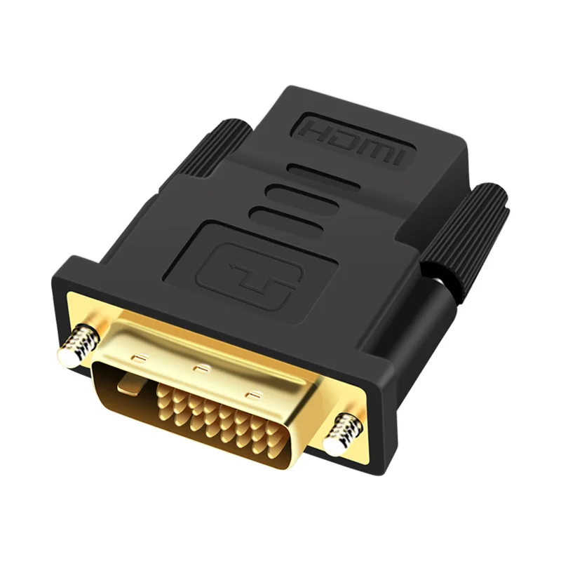 Двунаправленный адаптер DVI-HDMI HD 1080P DVI 24 + 1 штекер-HDMI гнездовой конвертер для