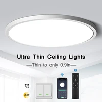 modern ultra thin led ceiling light brightness dimmable ceiling lamp 220v panel light for kitchen aisle bedroom home light panel