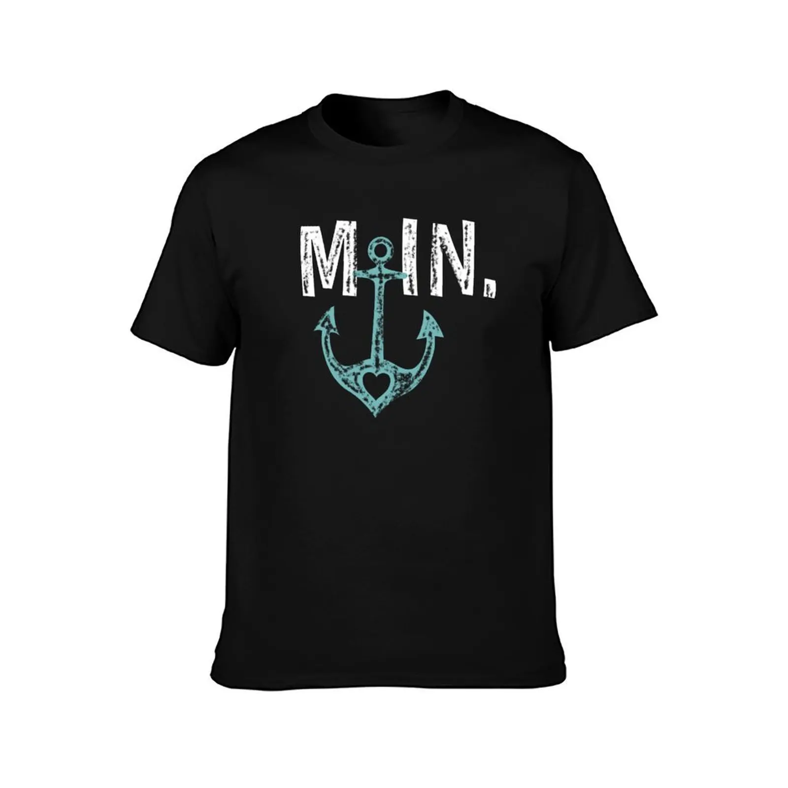 Фото Футболка Moin Anchor Seafaring Design Gift Idea, спортивная футболка для активного отдыха для мужчин №2