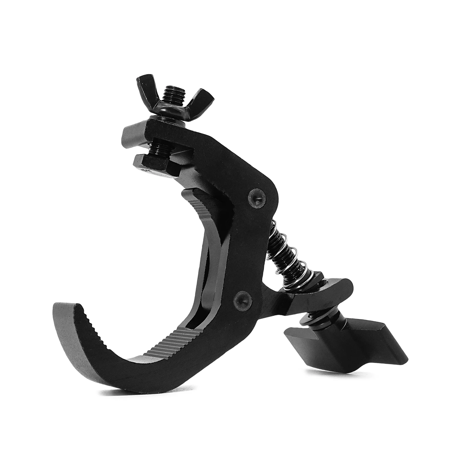 

5 шт./лот, зажим из алюминиевого сплава, 150 кг, 40-60 мм, крючок для вешалки, кронштейн для сцены, прочный сверхмощный крюк для театра, DJ, комплект освещения, сценический лиг