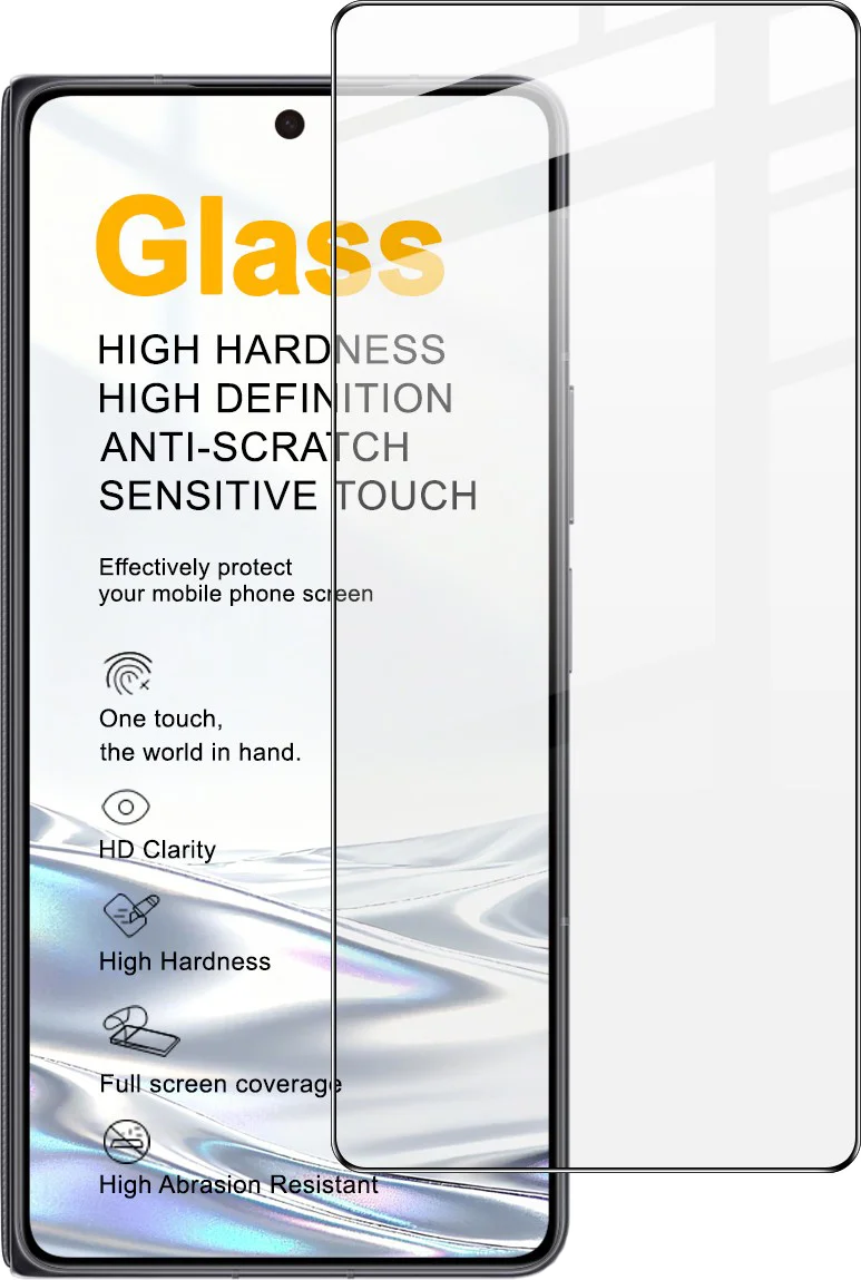 Фото Защитная пленка из закаленного стекла для Honor Magic V6 5G, твердость 9H, защита от отпечатков пальцев, HD Clear FM0003 №2