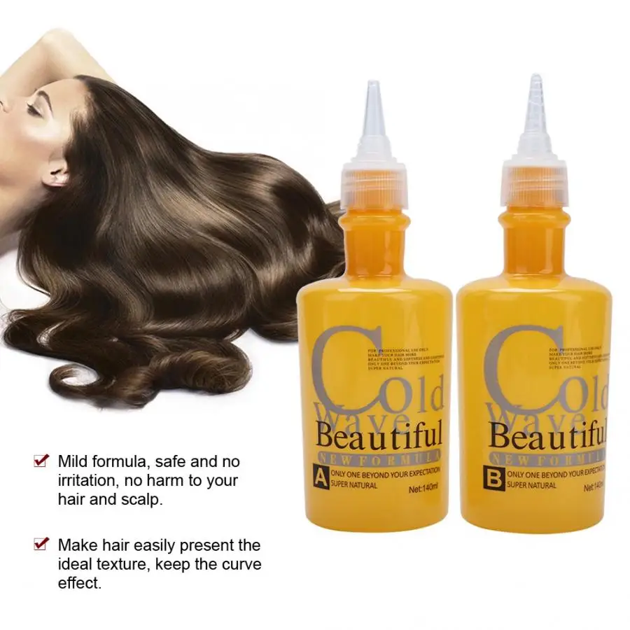 280ml Permanent Perming Water Wavy Hair Pear Head Texture Perm Cream Liquid Cold Wave Lotion Wax Not Hurt | Красота и здоровье