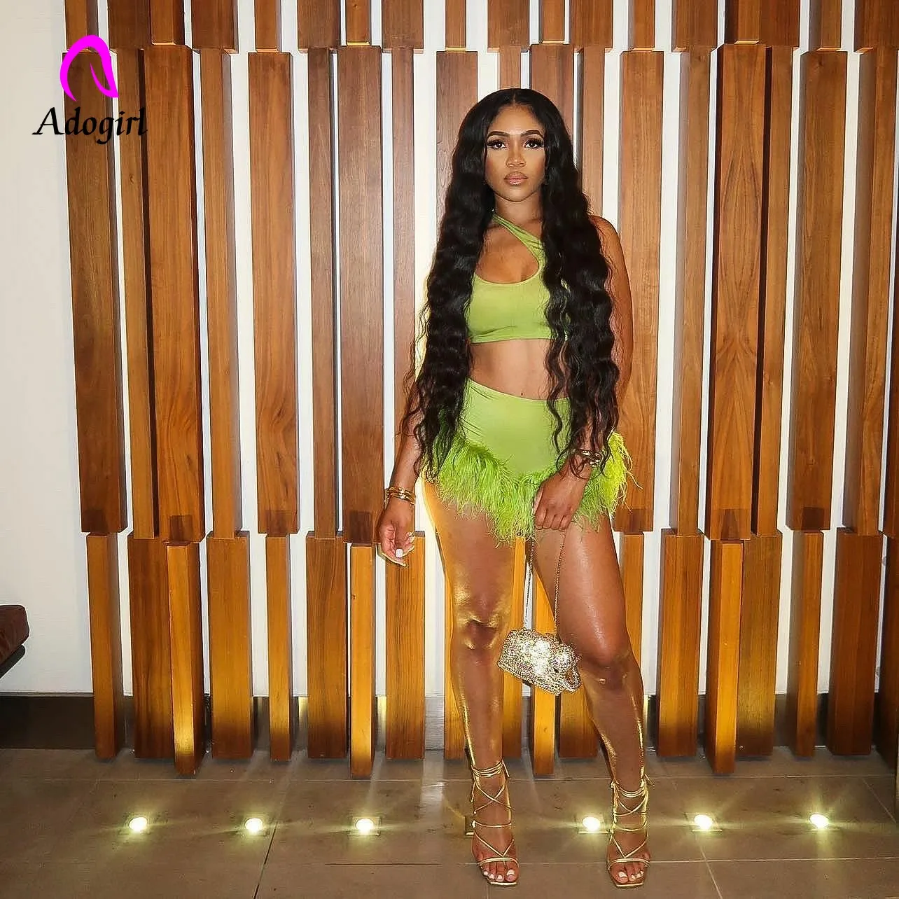 Fitness Women Feather Fringe Shorts Crop Top Two Piece Set Summer Streetwear Sexy Bodycon Tracksuit Party Outfits 2022 Outfits