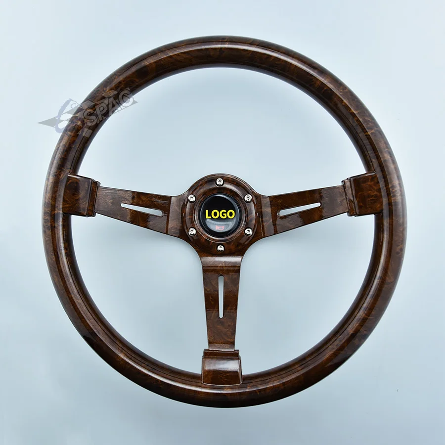Копия деревянного гоночного рулевого колеса JDM стильное Спортивное Рулевое