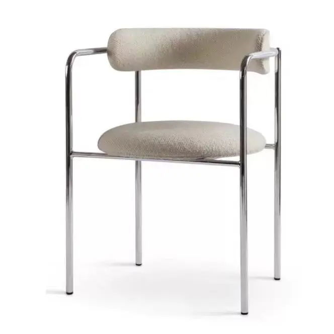 Современное обеденное кресло из нержавеющей стали мебель для дома стул одного