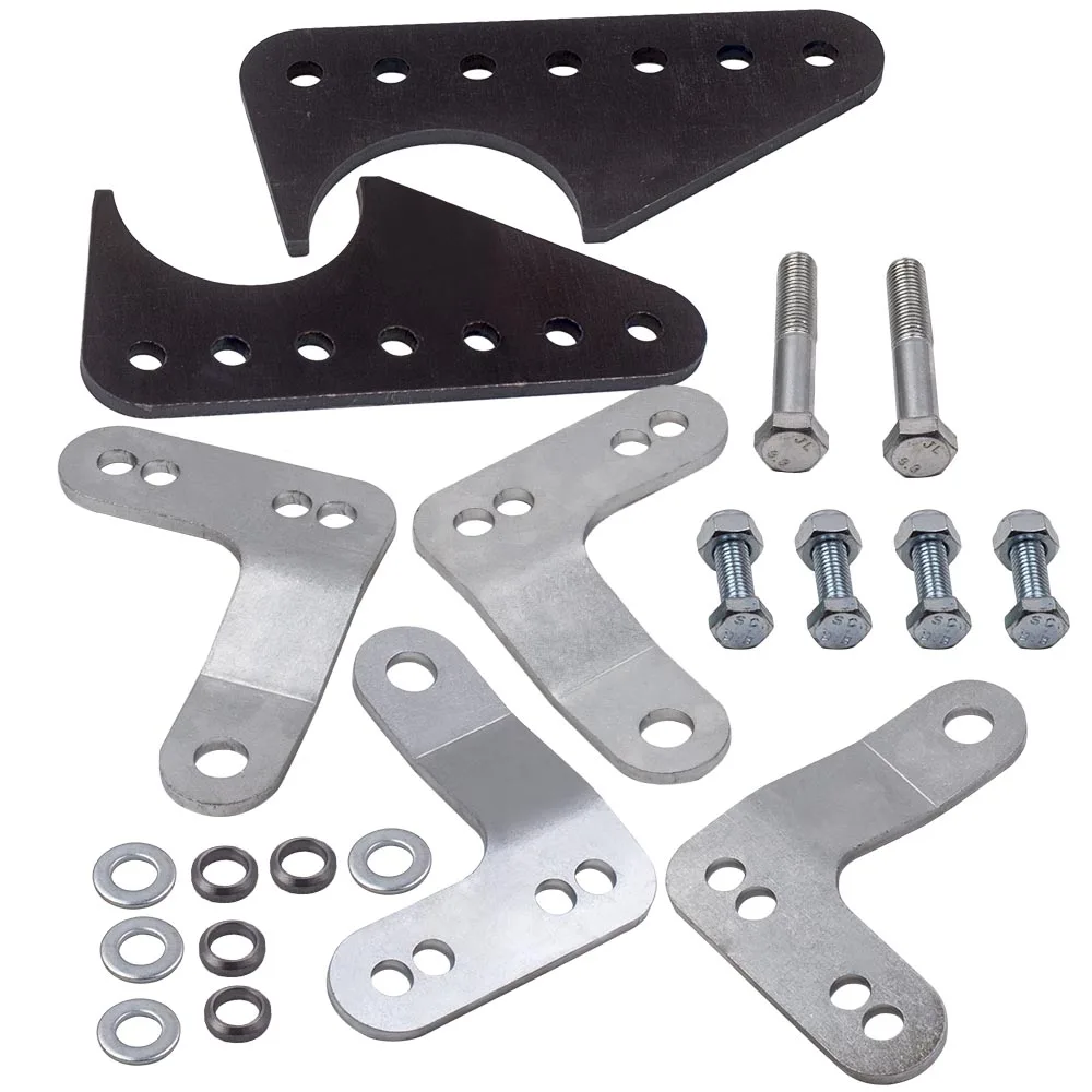 

Universal Rear lower Coilover Shock Mounting Kit Set Mounting Brackets 3'' 3 icnh