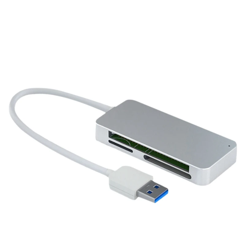 

USB3.0 Laptop Card Reader Aluminum Alloy Support TF /SD/ CF/MMC Plus/MS Micro