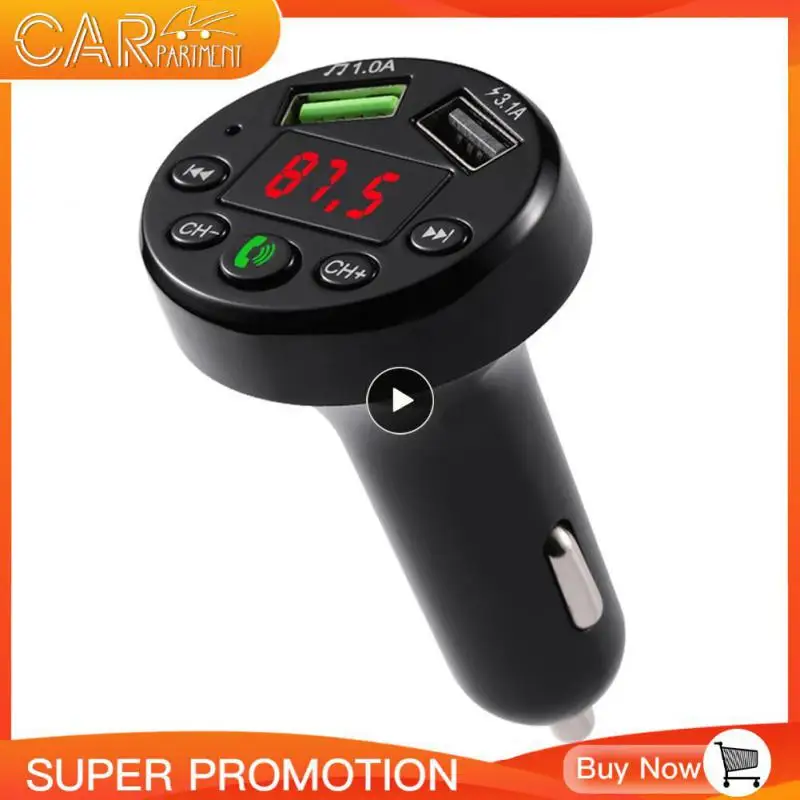 

3. Автомобильный беспроводной модулятор с Bluetooth и двумя Usb-портами