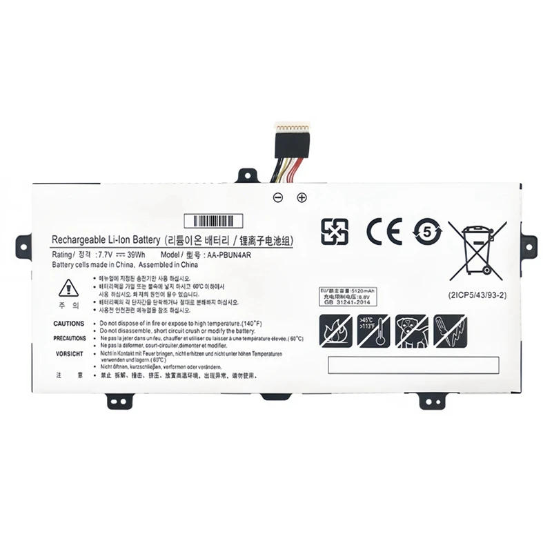 Аккумулятор 7.7V 39Wh BA43-00375A для ноутбуков ATIV 9 NP940X3L NT900X5M NT900X5P NT900X5W NT900X5H NP900X5L-ABFT (art.: 3920d9054e9ee) - 3920d9054e9ee