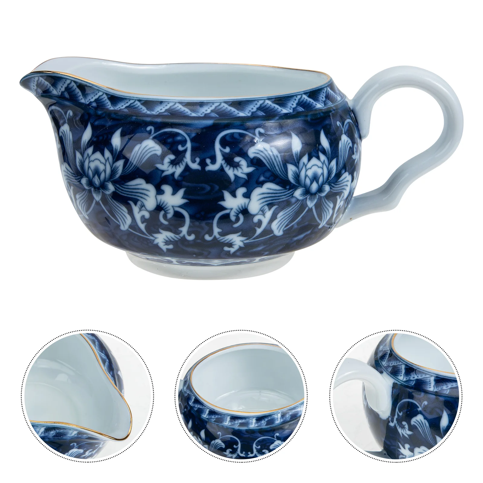 

Pitcher Milk Creamer Ceramic Jug Coffee Sauce Cup Gravy Frothing Syrup Tea Mini Pourer Boat Dispenser Serving Steaming Mug